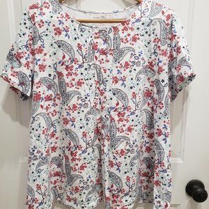 Paisley and Floral Fancy TShirt